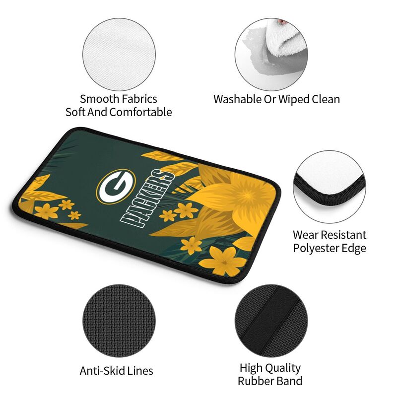 Green Bay Packers Car armrest box protective cover car center console armrest pad