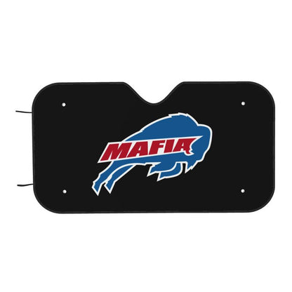 Buffalo Bills 3 Printed car multi size front windshield sunshade car windshield sunshade