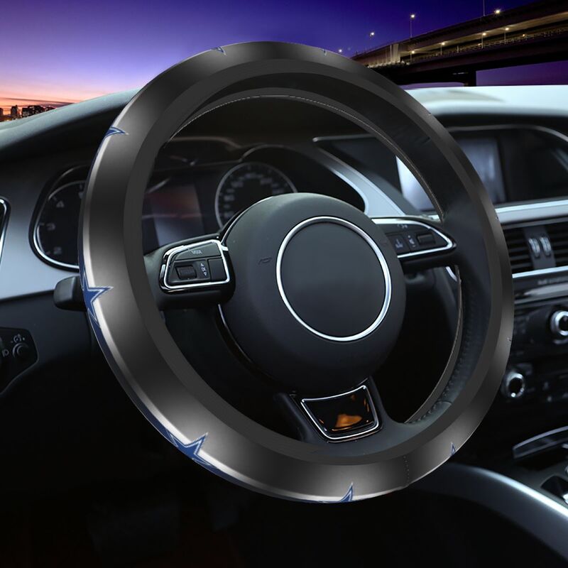 Dallas Cowboys Printed breathable elastic steering wheel cover anti slip cover