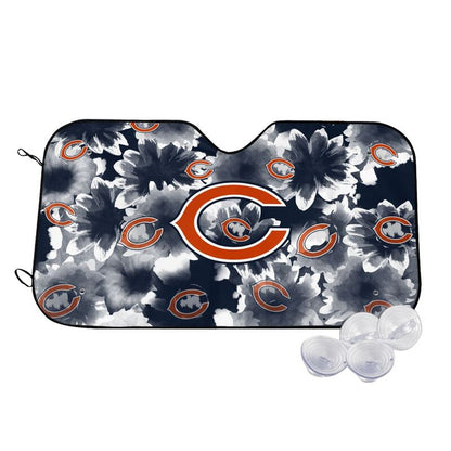 Chicago Bears Printed multi size car front windshield sunshade car windshield sunshade