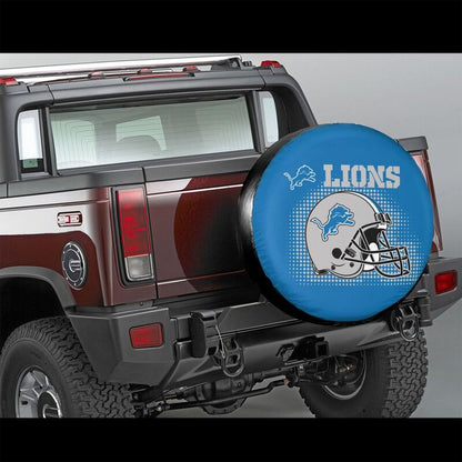 Detroit Lions Printed tire protection cover car sun protection tire protection cover