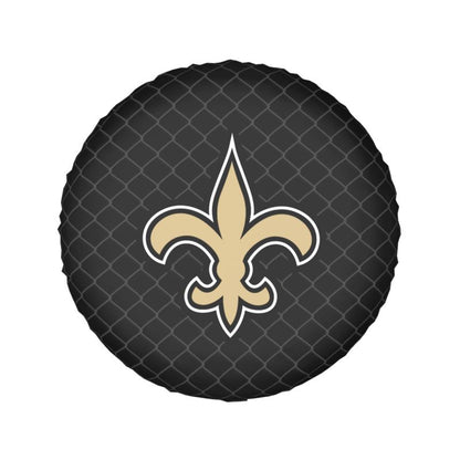 New Orleans Saints Grid background car tire waterproof dustproof protective cover
