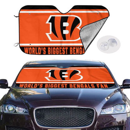 Cincinnati Bengals Printing is suitable for car front windshield sunshades Car windshield sunshades