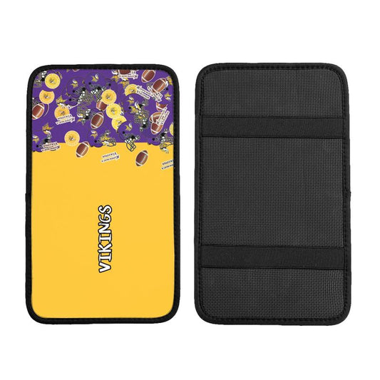 Minnesota Vikings print Car center console armrest pad car armrest protective cover