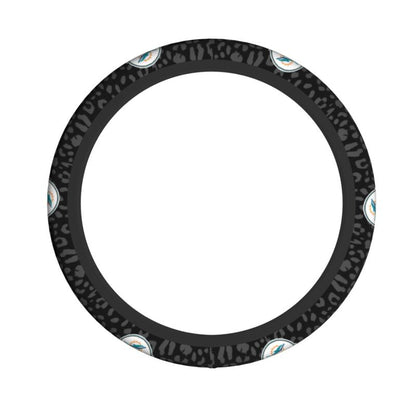 Miami Dolphins 1 Printed elastic steering wheel cover car steering wheel protective cover