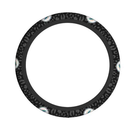 Miami Dolphins 1 Printed elastic steering wheel cover car steering wheel protective cover