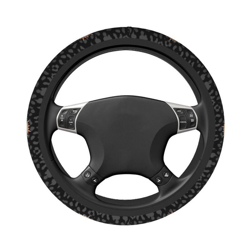 Miami Dolphins Printed elastic steering wheel cover car steering wheel protective cover