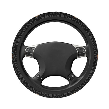 Miami Dolphins Printed elastic steering wheel cover car steering wheel protective cover