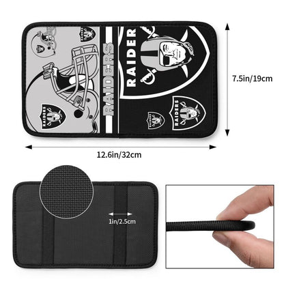 Las Vegas Raiders 2 Print car armrest box cushion armrest protective cover