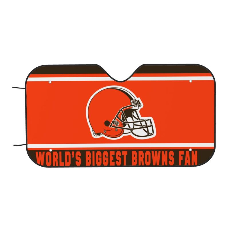 Cleveland Browns Printing is suitable for car front windshield sunshades Car windshield sunshades