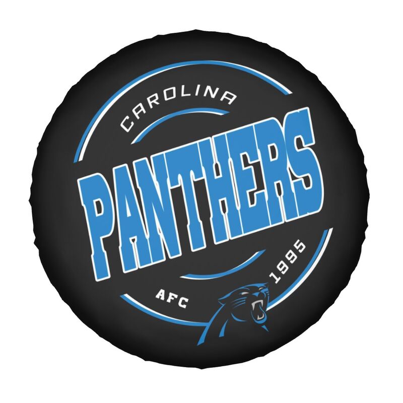 Carolina Panthers Printing car tire protection cover car spare tire dust protection cover