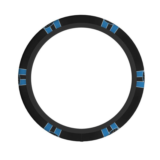 Carolina Panthers Printed breathable elastic steering wheel cover
