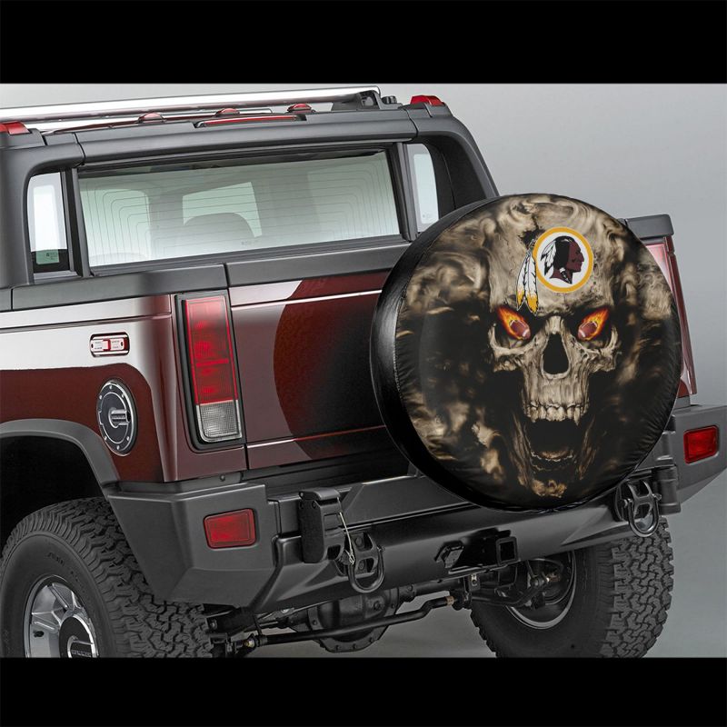 Washington Redskins print Skull print car tire cover tire dust cover