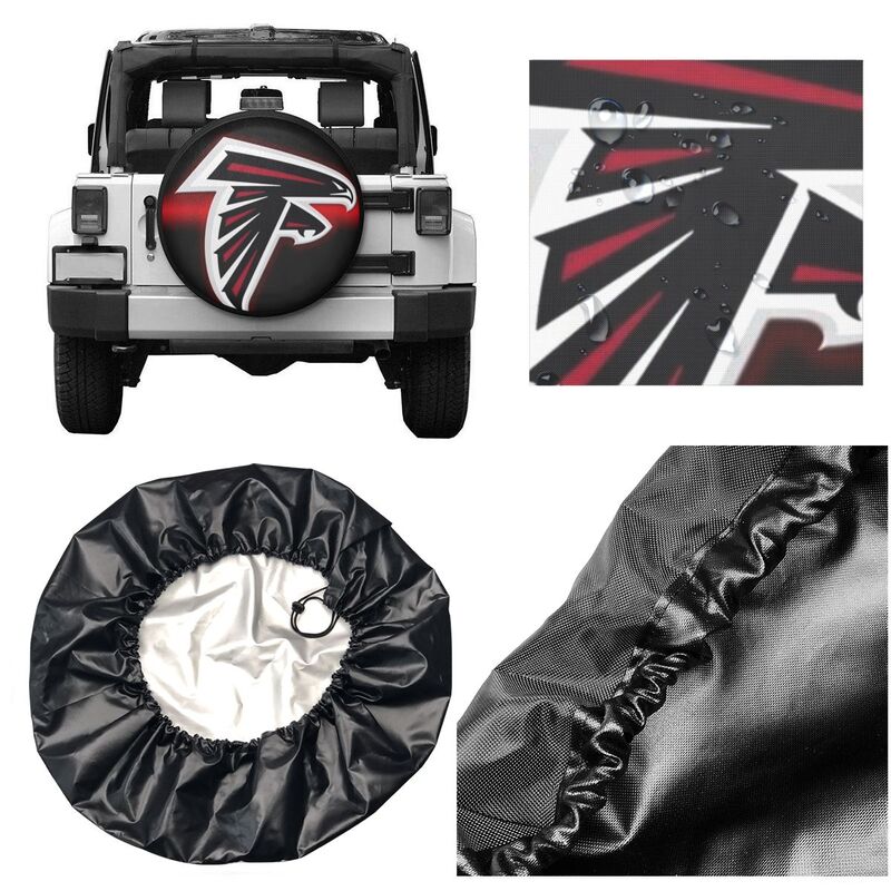 Atlanta Falcons 3 Tyre protective cover car dustproof sunscreen tyre protective cover