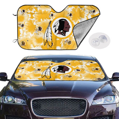 Washington Redskins Printed multi size car front windshield sunshade car windshield sunshade