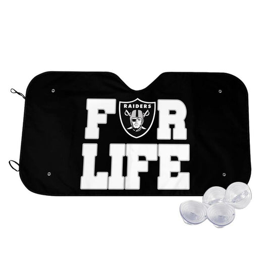 Las Vegas Raiders Printed car multi size front windshield sunshade car windshield sunshade