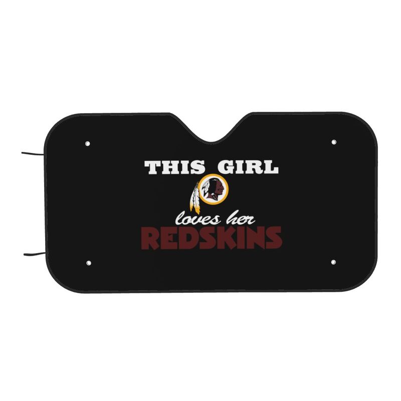 Washington Redskins Printing multi size car front windshield sunshade car windshield sunshade