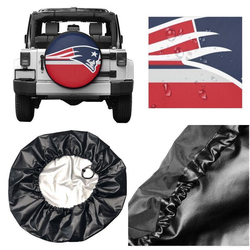 New England Patriots 4 Tyre protective cover car dustproof sunscreen tyre protective cover