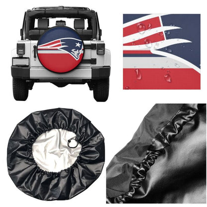 New England Patriots 4 Tyre protective cover car dustproof sunscreen tyre protective cover