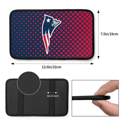 New England Patriots Car handrail box cushion Personalized printed car armrest cover
