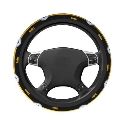 Pittsburgh Steelers 1 Printed breathable anti slip cover elastic steering wheel cover
