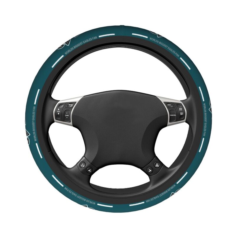 Philadelphia Eagles 5 Printed breathable elastic steering wheel anti slip cover