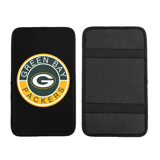 Green Bay Packers print car armrest protective cover Car center console armrest pad