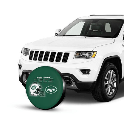 New York Jets Print car tire protection cover car spare tire dust protection covers