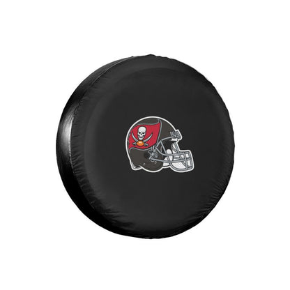 Tampa Bay Buccaneers 2 Car tire protective cover waterproof and dustproof tire cover