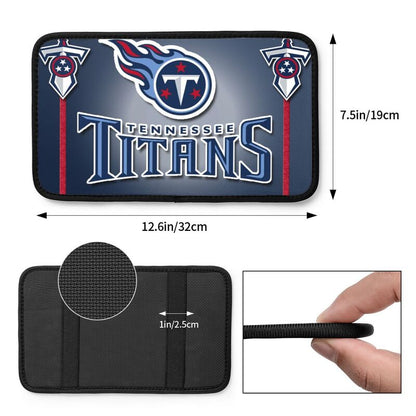 Car armrest box pad Tennessee Titans2 Printed central armrest box pad anti slip pad