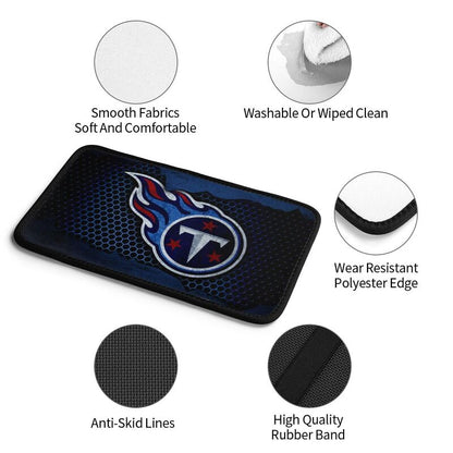 Car armrest box pad Tennessee Titans5 Printed central armrest box pad anti slip pad