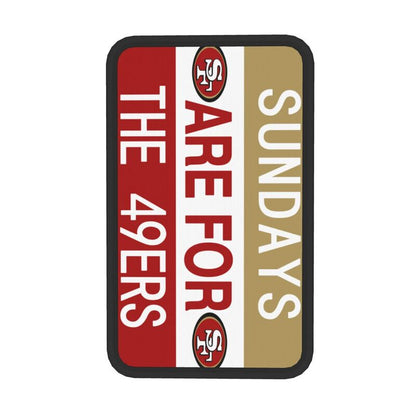 San Francisco 49ers Personalized printed car armrest cover Car handrail box cushion