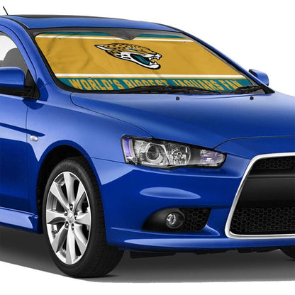 Jacksonville Jaguars Printing is suitable for car front windshield sunshades Car windshield sunshades