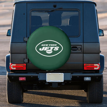 New York Jets 4 Car tire protective cover waterproof and dustproof tire cover