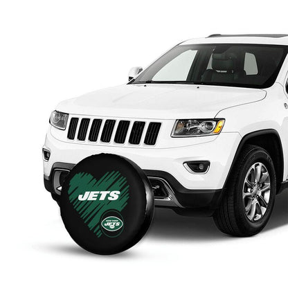New York Jets Printed car spare tire dust protection cover tire protection cover