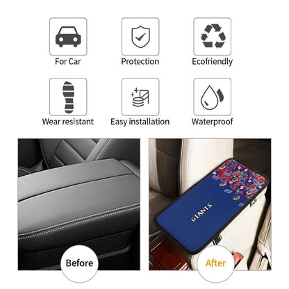 New York Giants print Car center console armrest pad car armrest protective cover