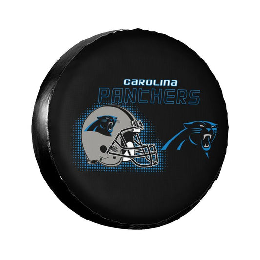 Carolina Panthers Print car tire protection cover car spare tire dust protection covers
