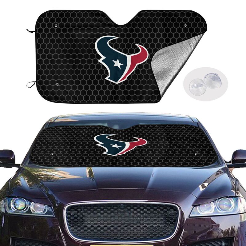 Houston Texans Printed is suitable front Car windshield sunshades Car windshield sunshades