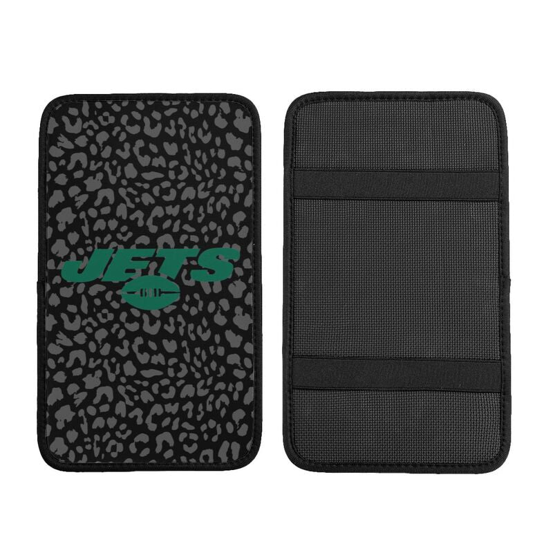 New York Jets printed Car handrail box cushion Personalized car armrest cover