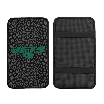 New York Jets printed Car handrail box cushion Personalized car armrest cover