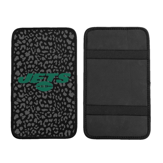 New York Jets printed Car handrail box cushion Personalized car armrest cover
