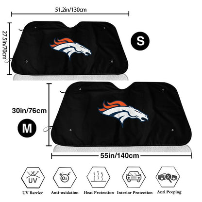 Denver Broncos 2 Printing suitable for front Car windshield sunshades Car windshield sunshades