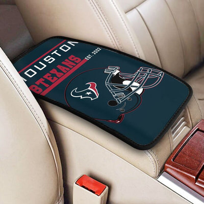 Houston Texans Print car armrest box cushion armrest protective cover