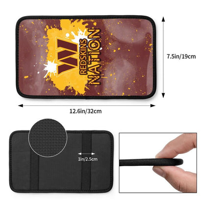 Washington Redskins print car center console armrest pad Car armrest box protective cover