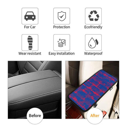 Buffalo Bills print Car armrest box protective cover car center console armrest pad