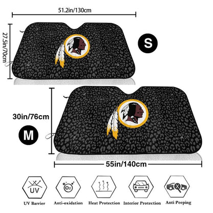 Washington Redskins Printed Car windshield sunshades is suitable front Car windshield sunshades