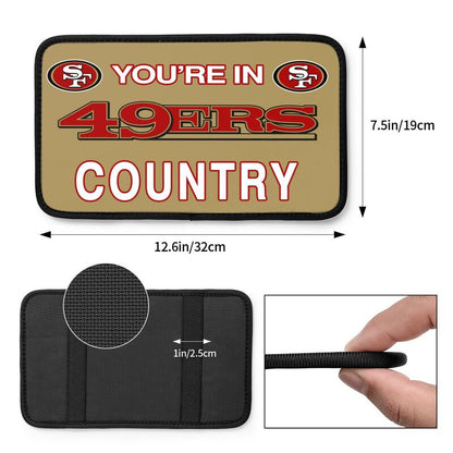 San Francisco 49ers Printed car armrest box pad elbow support pad
