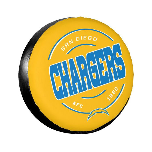 San Diego Chargers Printing car tire protection cover car spare tire dust protection cover