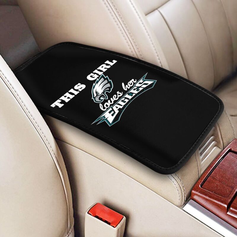 Philadelphia Eagles Printing car center console pad car armrest protective cover
