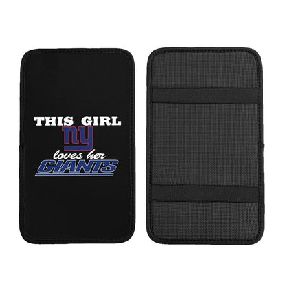 New York Giants Printing car center console pad car armrest protective cover